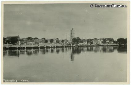 ansichtkaart: Terschelling, Haven