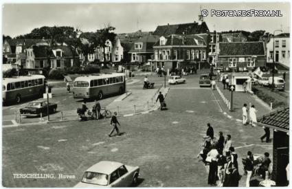 ansichtkaart: Terschelling, Haven