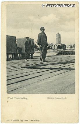 ansichtkaart: Terschelling West, Willem Barendskade