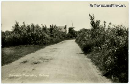 Terschelling Formerum, Badweg ansichtkaart: Terschelling Formerum, Badweg
