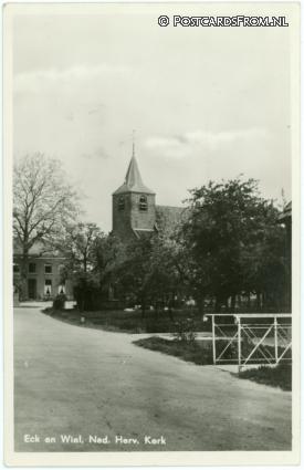 ansichtkaart: Eck en Wiel, Ned. Herv. Kerk