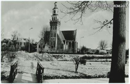 ansichtkaart: Haastrecht, Ned. Herv. Kerk plm. 1350