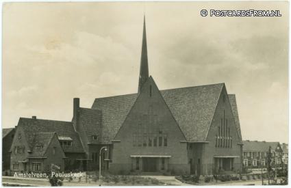 Amstelveen, Pauluskerk ansichtkaart: Amstelveen, Pauluskerk