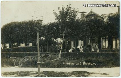 ansichtkaart: Wierum, Groete uit