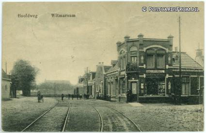 ansichtkaart: Witmarsum, Hoofdweg