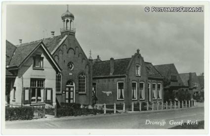 Dronrijp, Geref. Kerk ansichtkaart: Dronrijp, Geref. Kerk