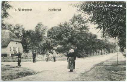 ansichtkaart: 's-Gravenmoer, Hoofdstraat