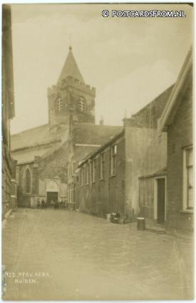 Muiden, Ned. Herv. Kerk ansichtkaart: Muiden, Ned. Herv. Kerk