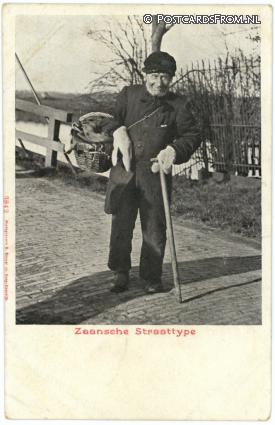 Zaanstreek, Zaansche Straattype ansichtkaart: Zaanstreek, Zaansche Straattype