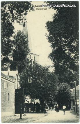 Lunteren, Dorpstraat ansichtkaart: Lunteren, Dorpstraat