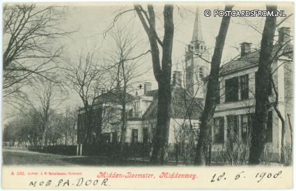Middenbeemster, Middenweg ansichtkaart: Middenbeemster, Middenweg