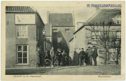 ansichtkaart: Woudrichem, Gezicht op de Waterpoort
