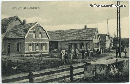 Genderen, Groeten uit ansichtkaart: Genderen, Groeten uit