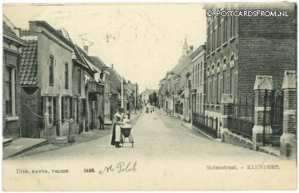 Klundert, Molenstraat ansichtkaart: Klundert, Molenstraat