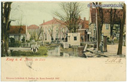 Koog aan de Zaan, De Sluis ansichtkaart: Koog aan de Zaan, De Sluis