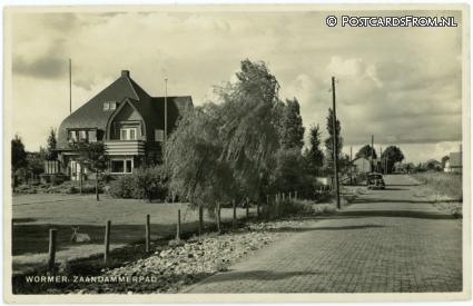 ansichtkaart: Wormer, Zaandammerpad