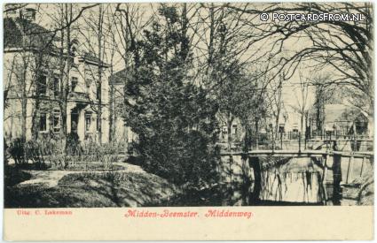 Middenbeemster, Middenweg ansichtkaart: Middenbeemster, Middenweg