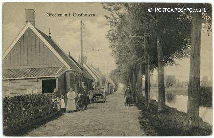 Oosthuizen, Groeten uit ansichtkaart: Oosthuizen, Groeten uit