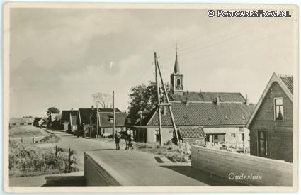 ansichtkaart: Oudesluis, --