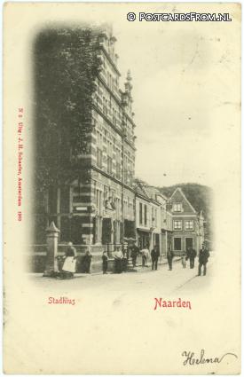 ansichtkaart: Naarden, Stadhuis