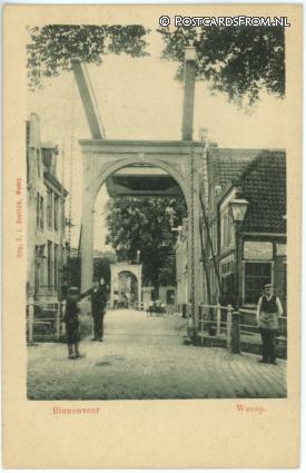 ansichtkaart: Weesp, Binnenveer