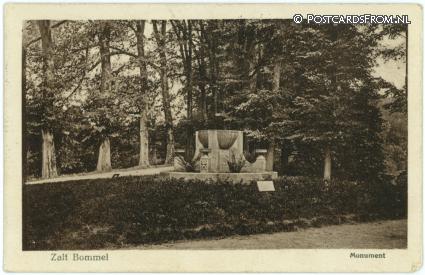 ansichtkaart: Zaltbommel, Monument
