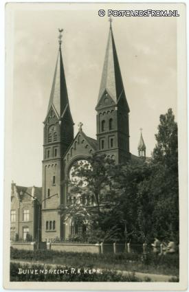 ansichtkaart: Duivendrecht, R.K. Kerk