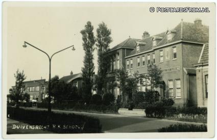 ansichtkaart: Duivendrecht, R.K. School 'Soli deo Gloria'