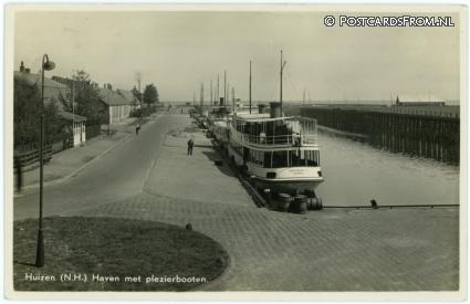 Huizen, Haven met plezierbooten ansichtkaart: Huizen, Haven met plezierbooten