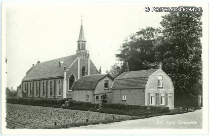 Ovezande, R.K. Kerk ansichtkaart: Ovezande, R.K. Kerk