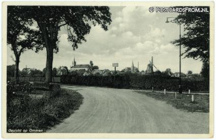 ansichtkaart: Ommen, Gezicht op Ommen