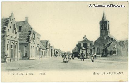ansichtkaart: Kruisland, Groet uit