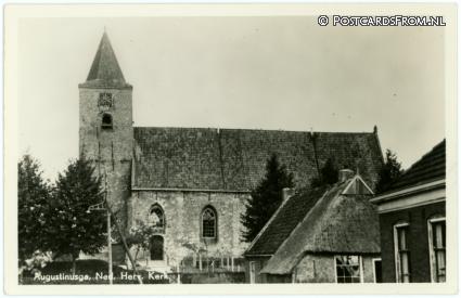 ansichtkaart: Augustinusga, Ned. Herv. Kerk