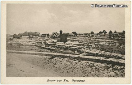ansichtkaart: Bergen aan Zee, Panorama