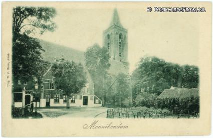 ansichtkaart: Monnickendam, Groote Kerk