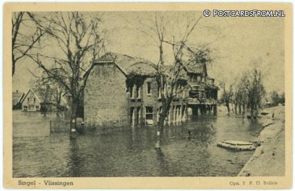 ansichtkaart: Vlissingen, Singel