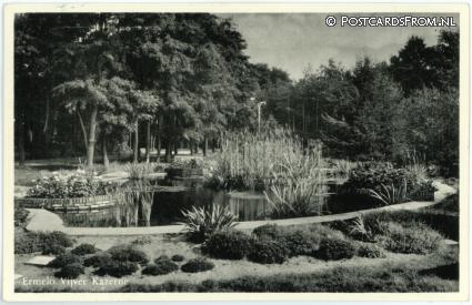 ansichtkaart: Ermelo, Vijver Kazerne
