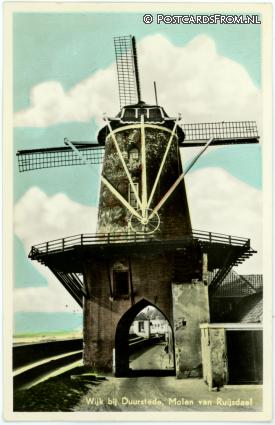 ansichtkaart: Wijk bij Duurstede, Molen van Ruijsdael