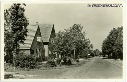 ansichtkaart: Harskamp, Dorpstraat