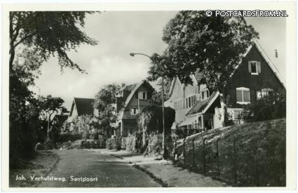 Santpoort, Joh. Verhulstweg ansichtkaart: Santpoort, Joh. Verhulstweg