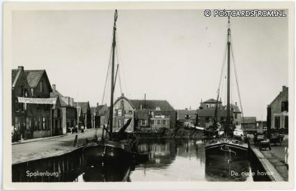 Spakenburg, De oude haven ansichtkaart: Spakenburg, De oude haven