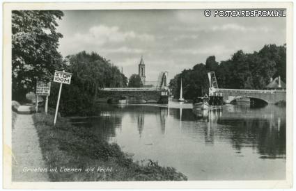Loenen ad Vecht, Theetuin de Nieuwe Brug ansichtkaart: Loenen ad Vecht, Theetuin de Nieuwe Brug