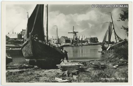 ansichtkaart: Harderwijk, Haven