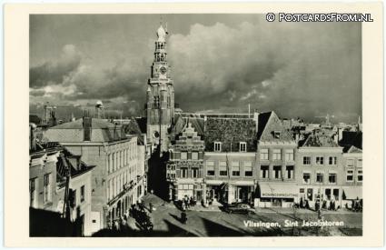 ansichtkaart: Vlissingen, Sint Jacobstoren