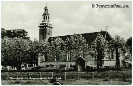 Tjamsweer, N.H. Kerk ansichtkaart: Tjamsweer, N.H. Kerk