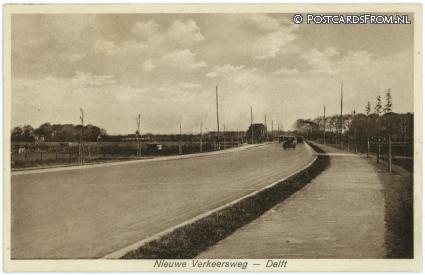 ansichtkaart: Delft, Nieuwe Verkeersweg