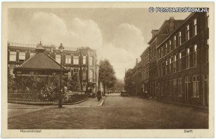 Delft, Havenstraat ansichtkaart: Delft, Havenstraat