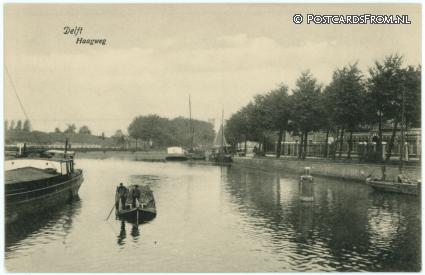 ansichtkaart: Delft, Haagweg
