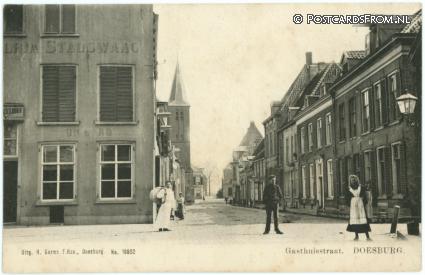 ansichtkaart: Doesburg, Gasthuisstraat
