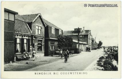 ansichtkaart: Oude Wetering, Ringdijk bij Oudewetering